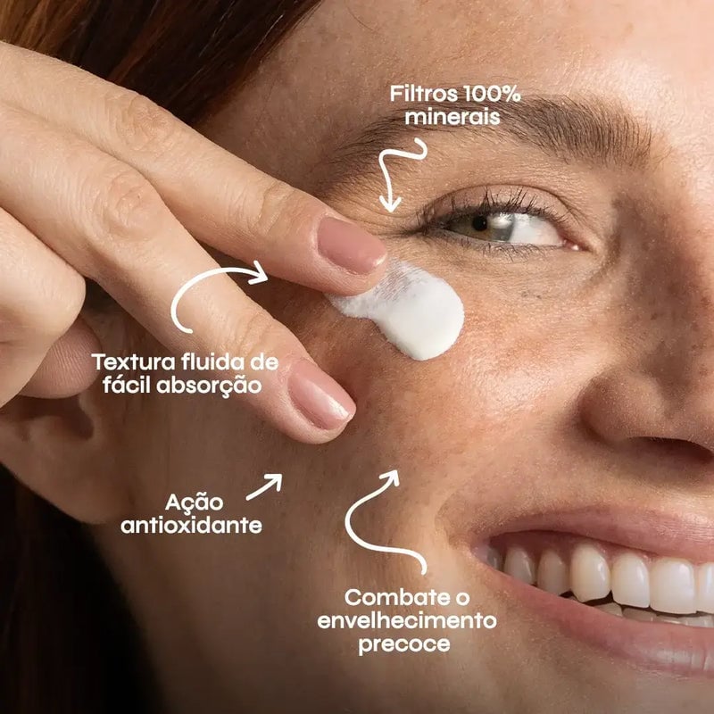 Protetor Solar Mineral Fluido FPS 50 FPUVA 16 - 3