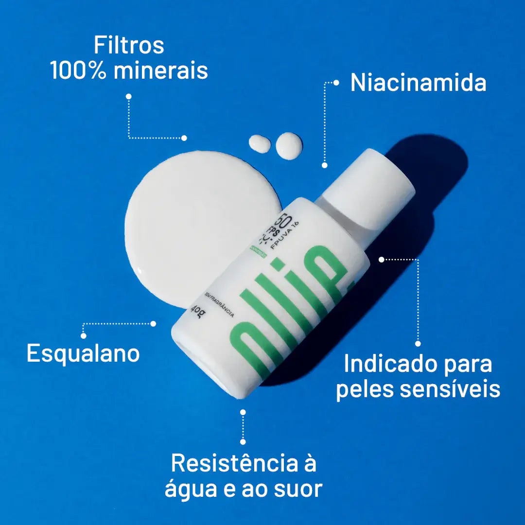 Protetor Solar Mineral Fluido FPS 50 FPUVA 16 - imagem 2